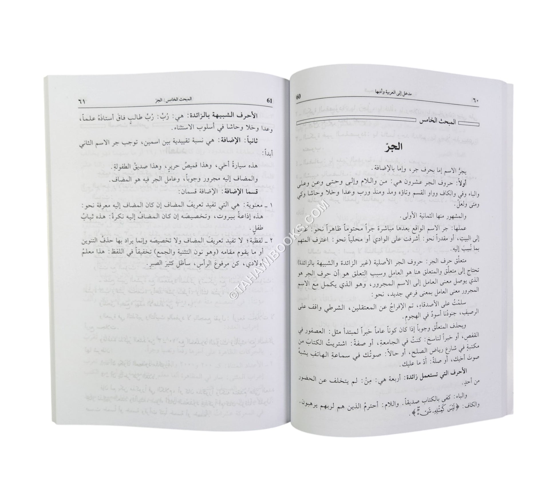 مدخل الى العربية وآدابها للجامعيين