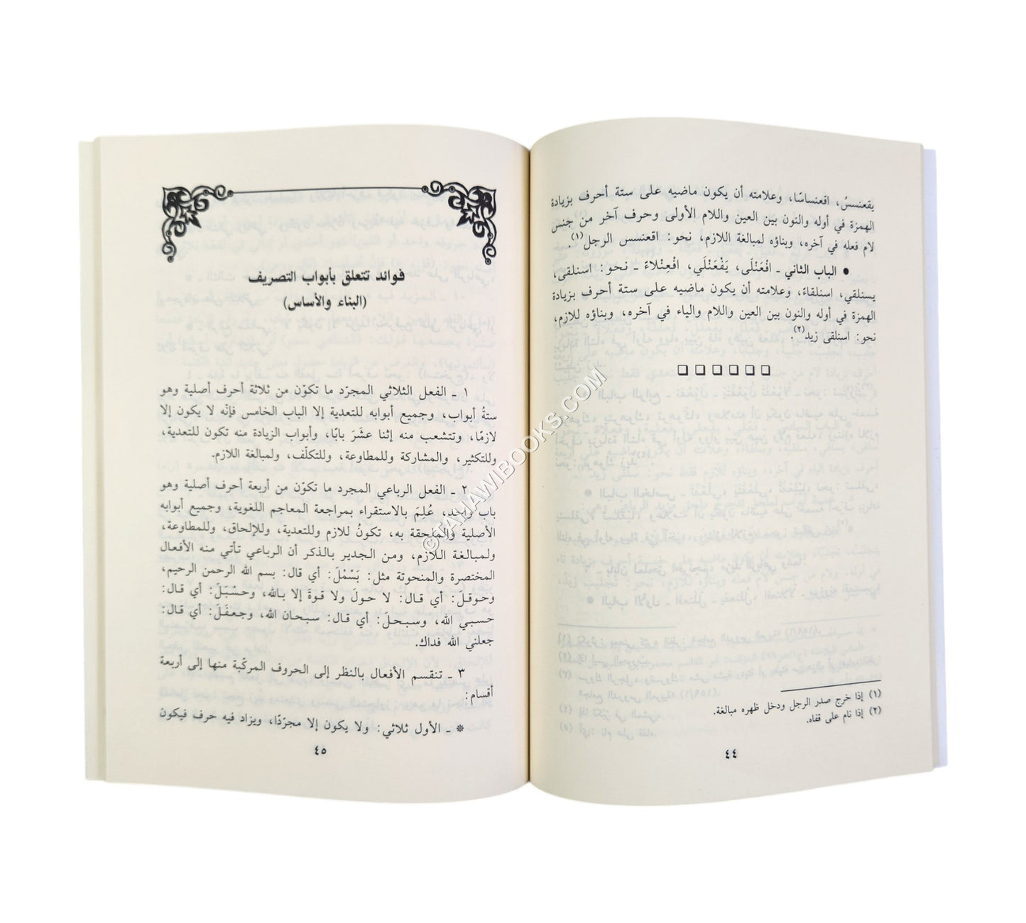 شذى الأرواح شرح منظومة الفلاح في علم الصرف