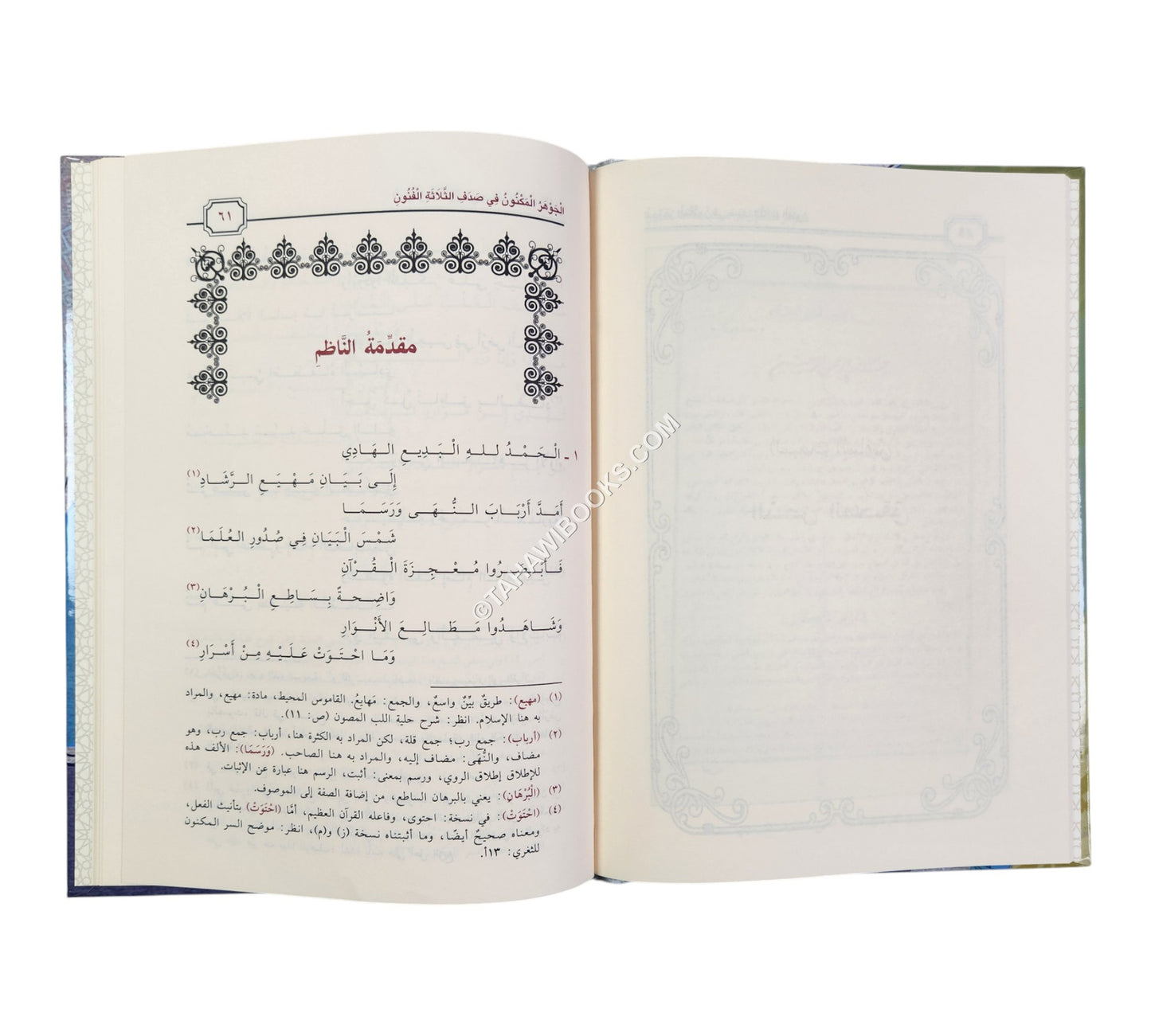 الجوهر المكنون في صدف الثلاثة الفنون
