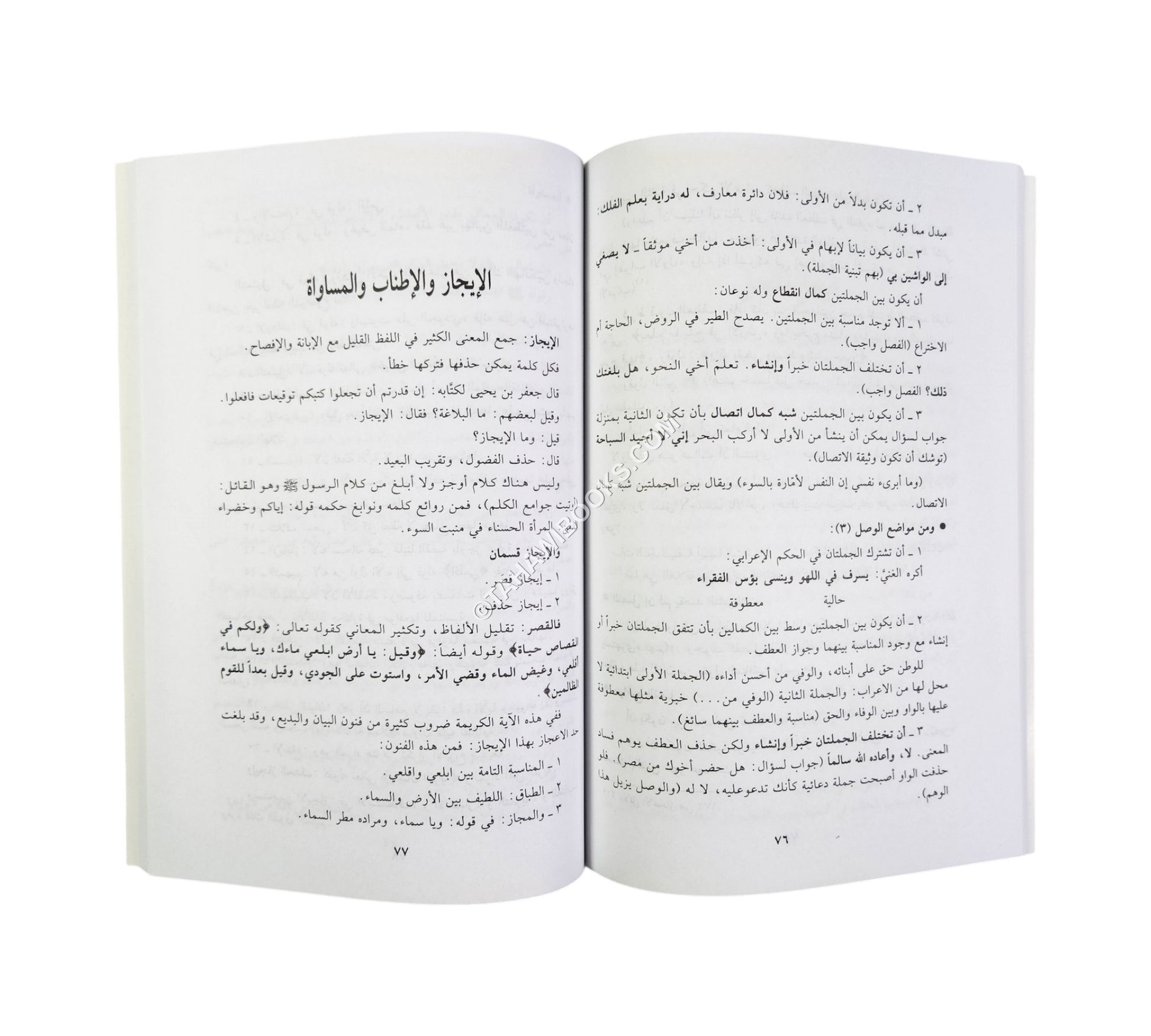 الموجز في البلاغة والعروض