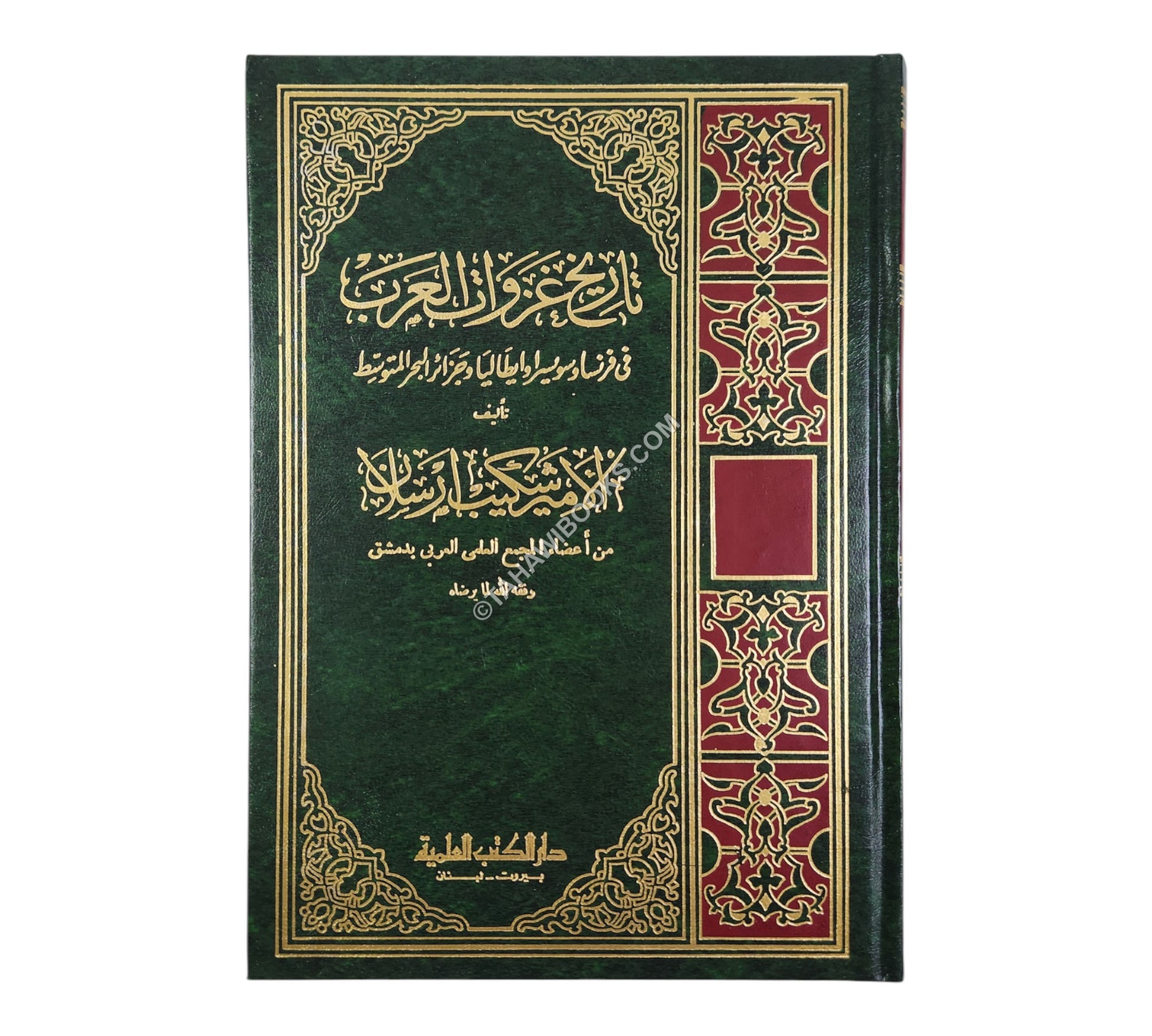 تاريخ غزوات العرب في فرنسا وسويسرا وايطاليا وجزائر البحر المتوسط-العلمية