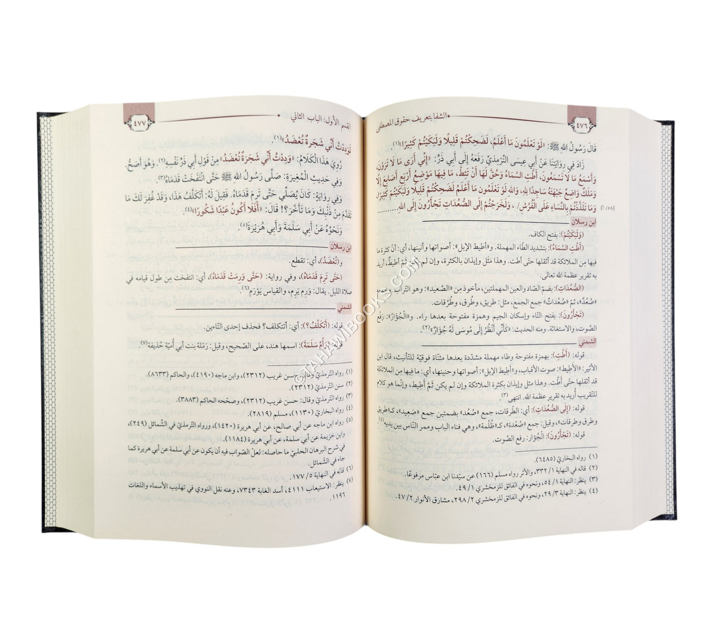 الشفا بتعريف حقوق المصطفى و معه حاشيتا الشمني و ابن رسلان-الشامية