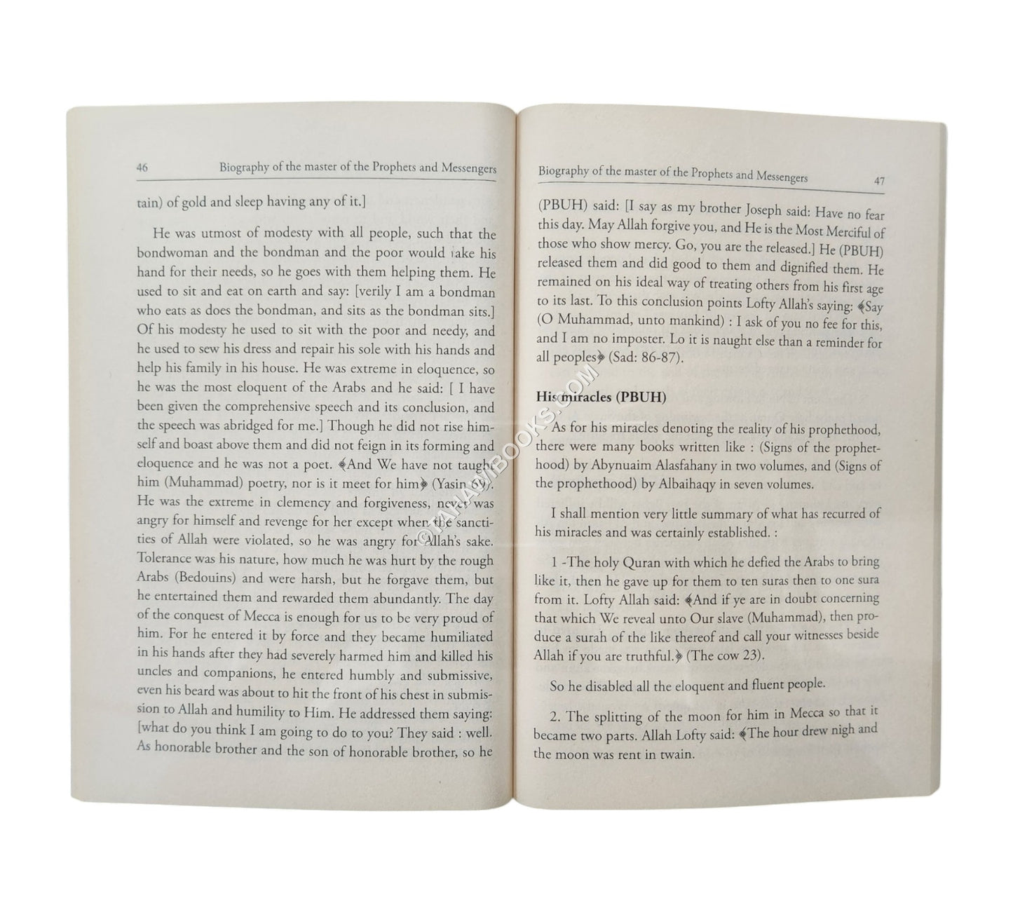 Biography Of The Master Of The Prophets And Messengers
