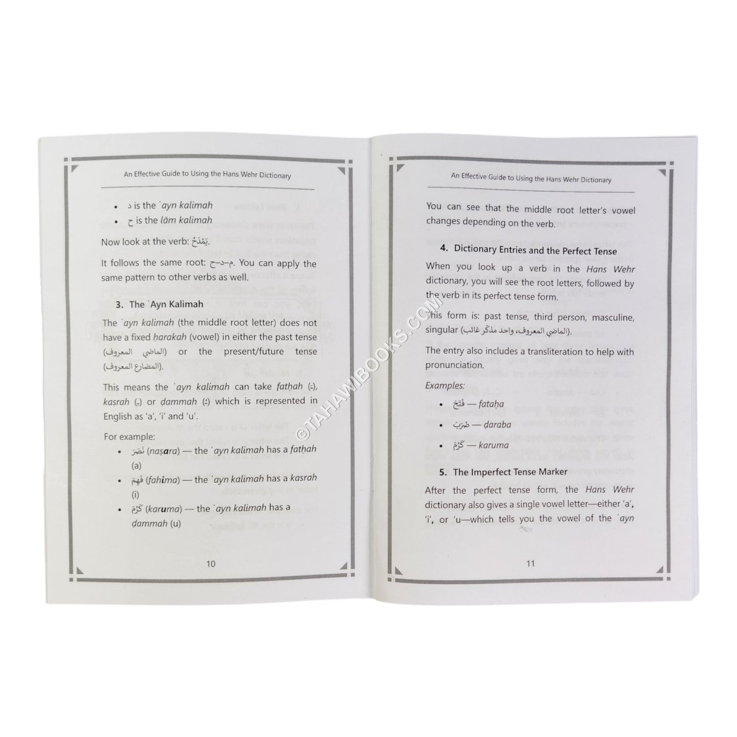 An Effective Guide to Using the Hans Wehr Dictionary