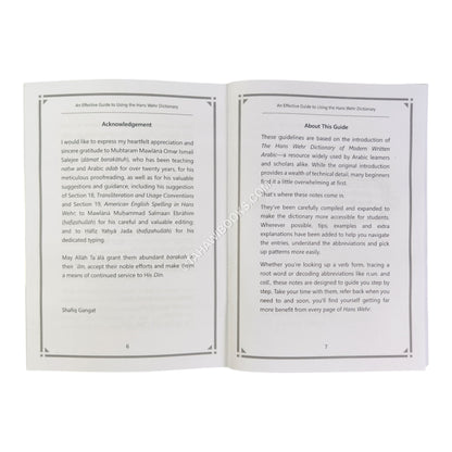An Effective Guide to Using the Hans Wehr Dictionary