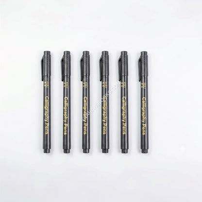 Calligraphy 6pcs Brush Pen Set