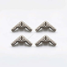Book Corner Protectors-Metal-Silver-Set of 4