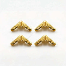 Book Corner Protectors-Metal-Gold-Set of 4