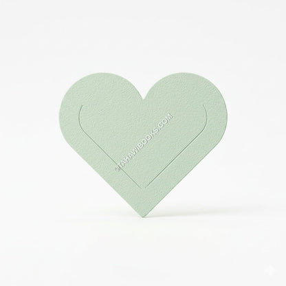 Bookmark: Heart - PU Leather