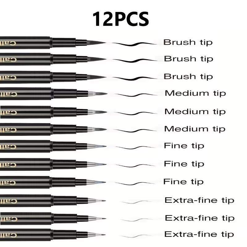 Calligraphy 12pcs (3 x 4) Set