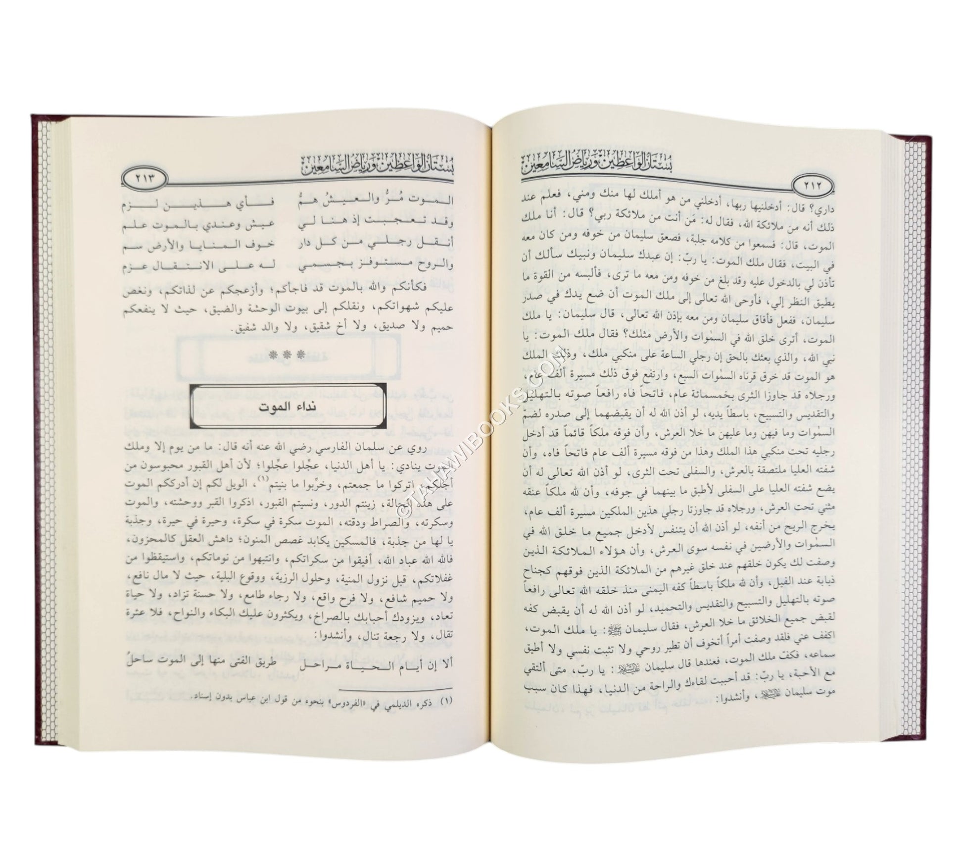 بستان الواعظين ورياض السامعين-ابن حزم