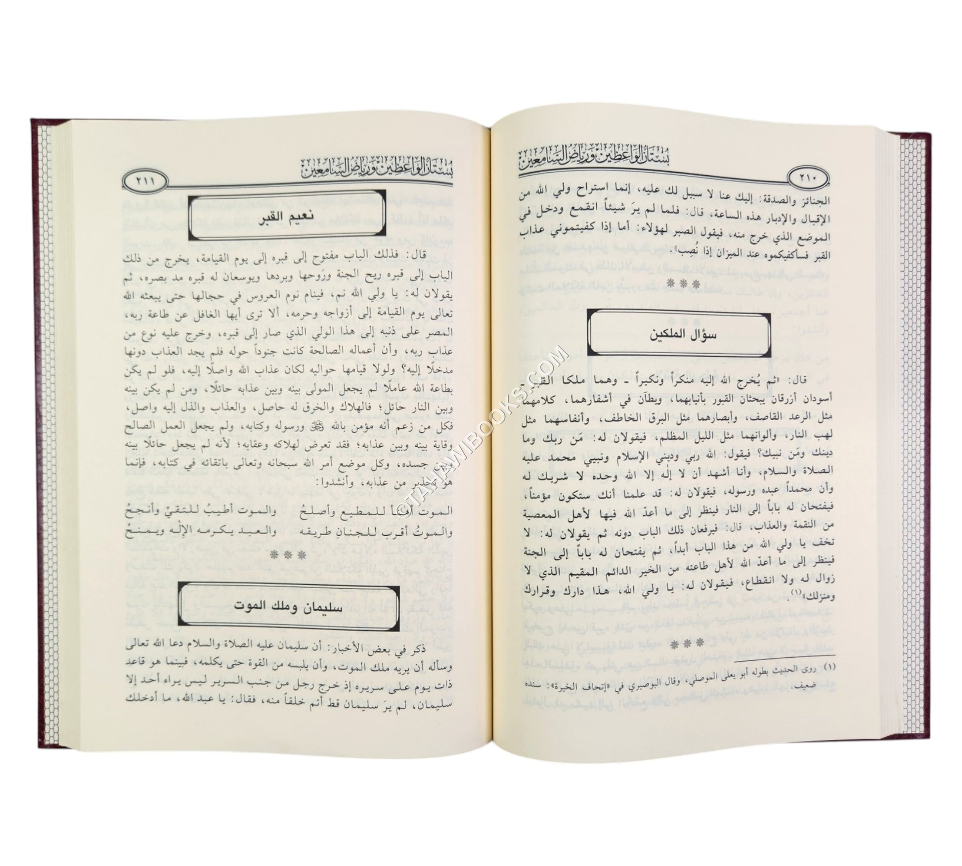 بستان الواعظين ورياض السامعين-ابن حزم