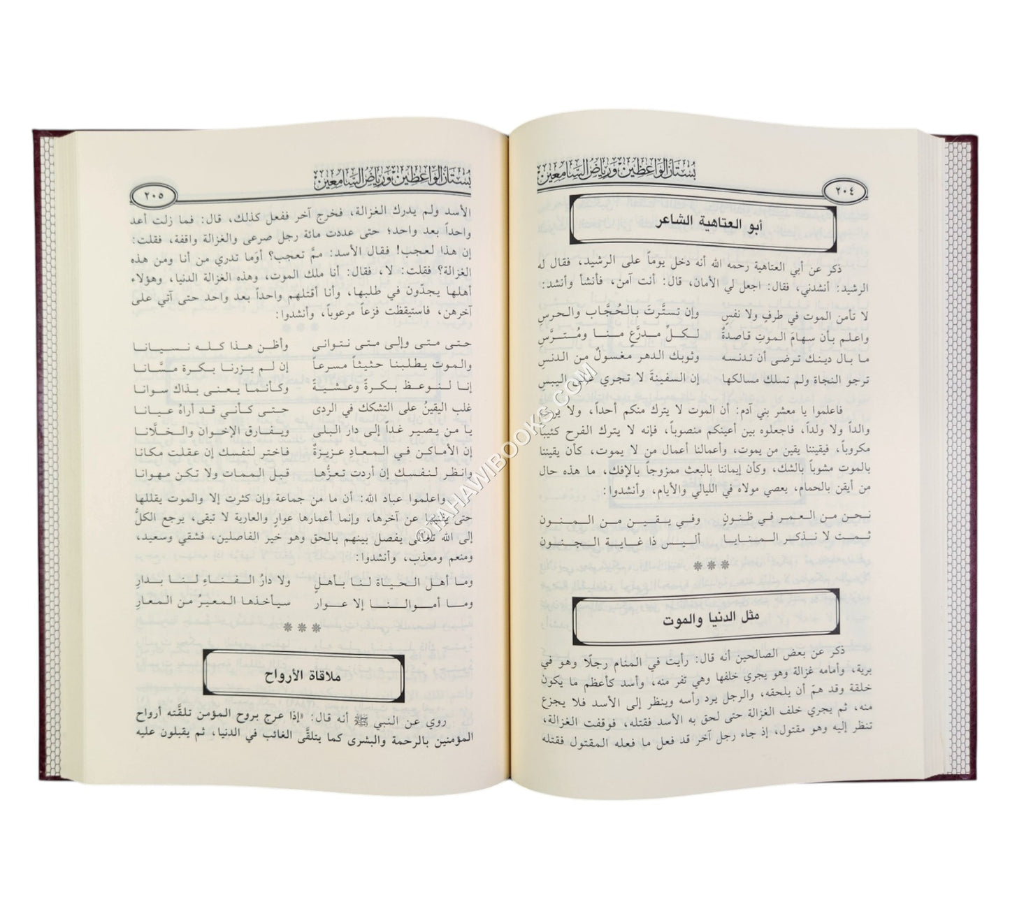 بستان الواعظين ورياض السامعين-ابن حزم