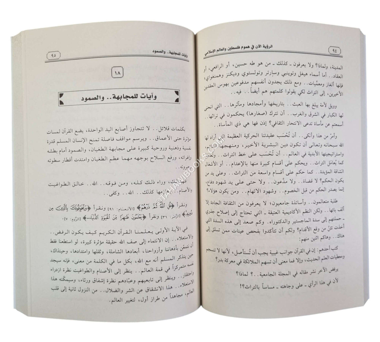 الرؤية الآن في هموم فلسطين والعالم الإسلامي