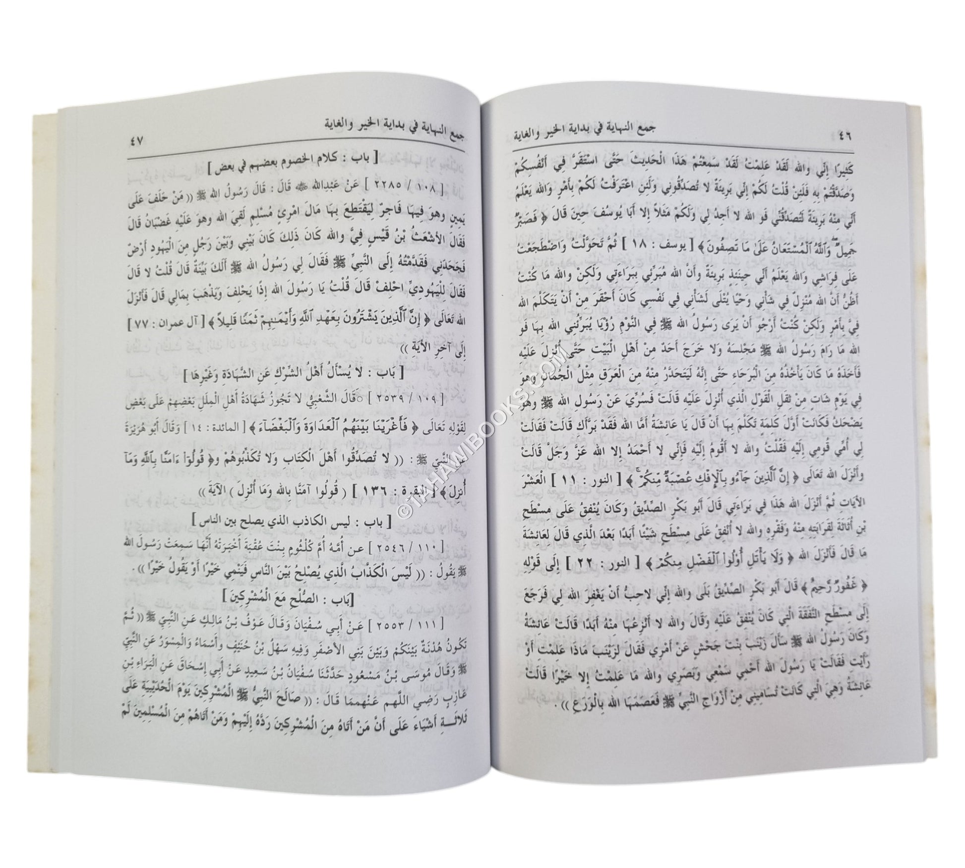 جمع النهاية في بداية الخير والغاية وهو مختصر صحيح البخاري