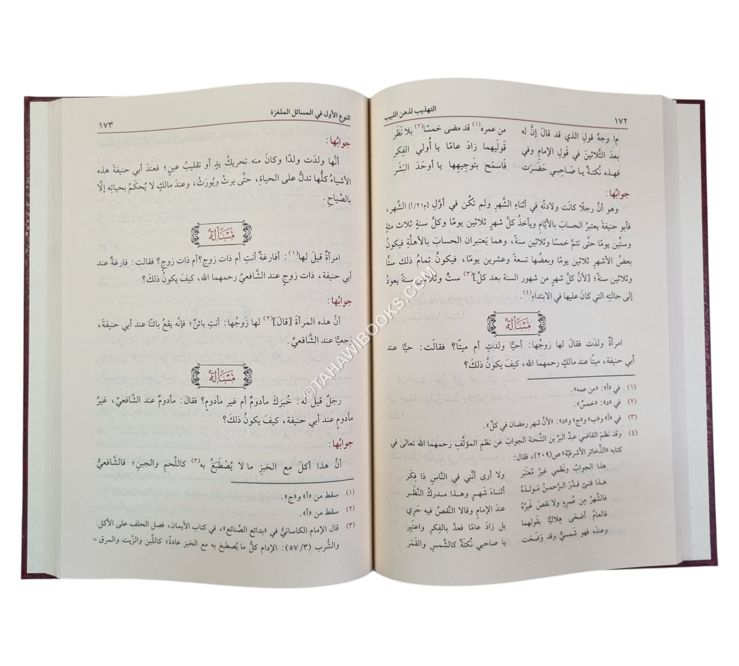 التهذيب لذهن اللبيب في الألغاز الفقهية الحنفية-الفيحاء