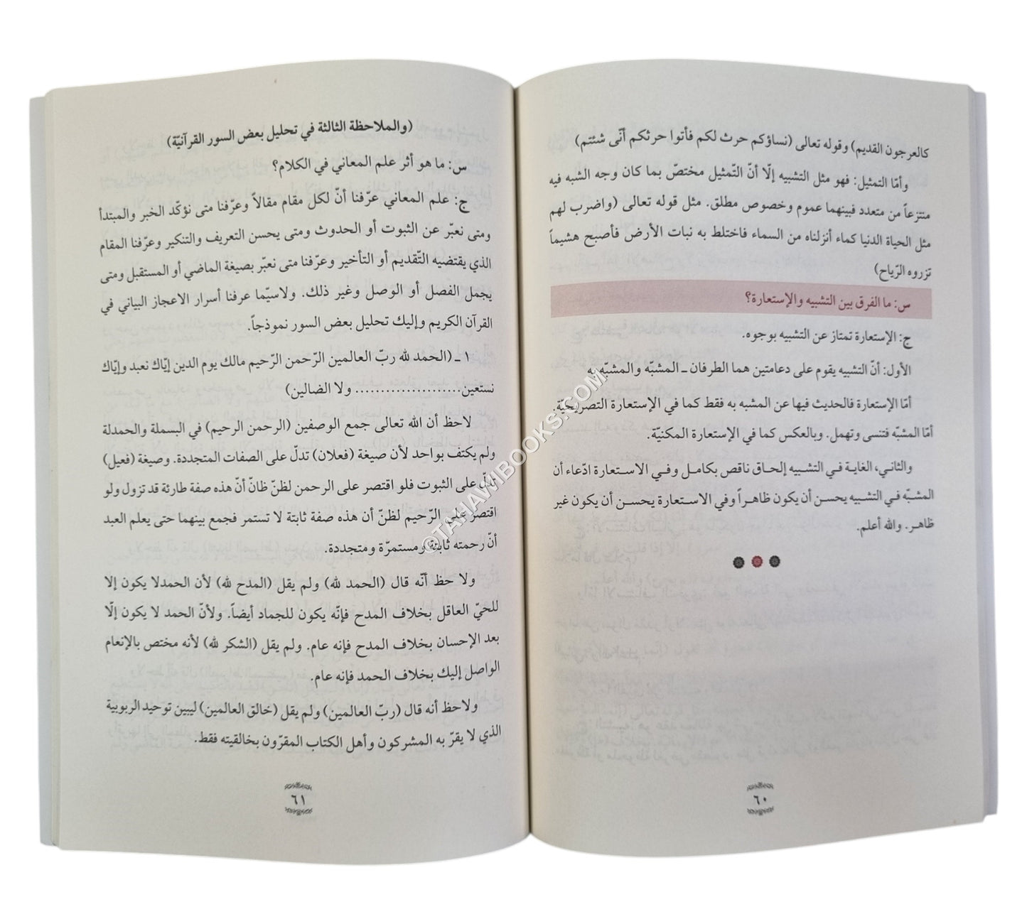 نثر الذهب في بلاغة العرب