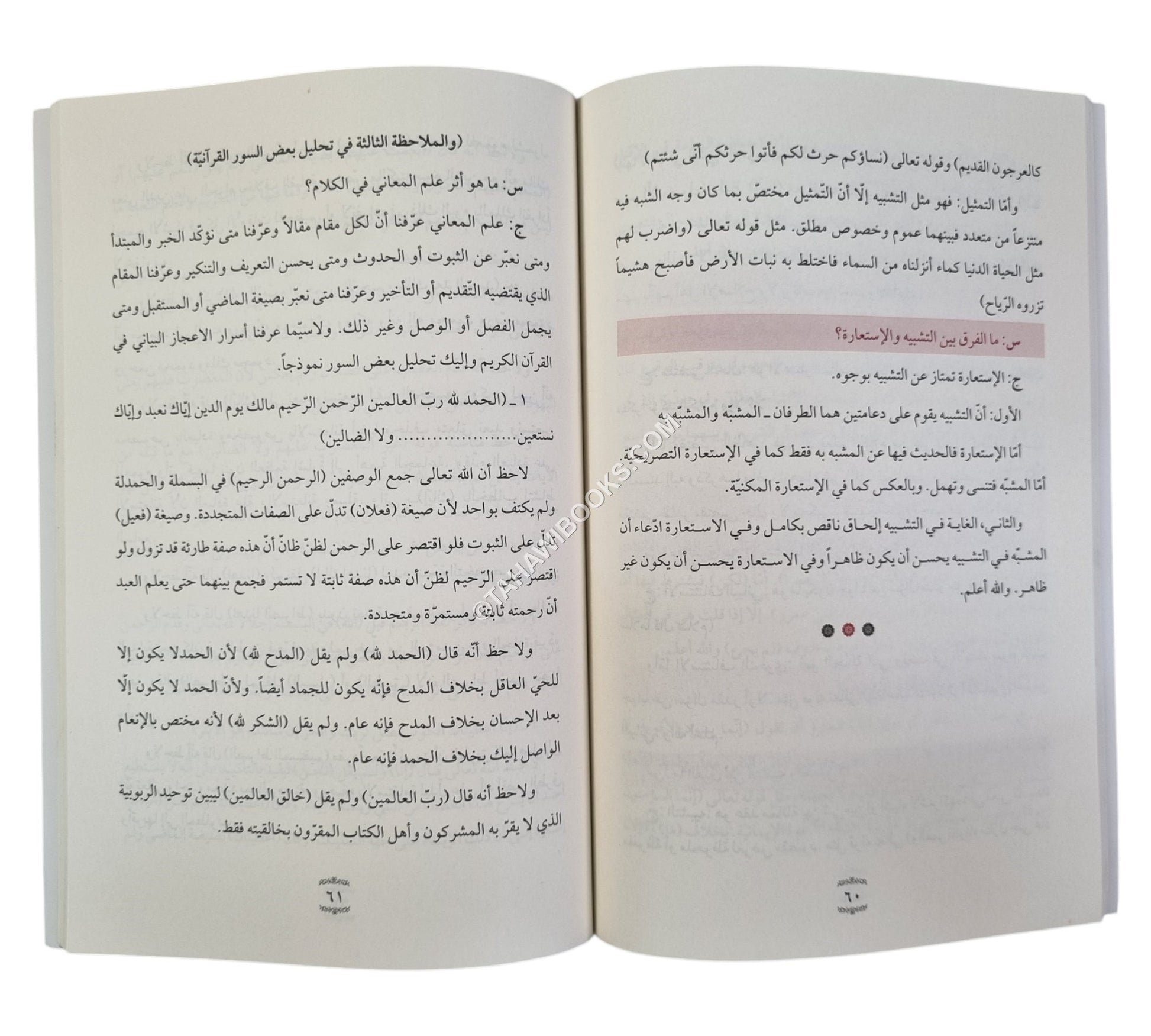 نثر الذهب في بلاغة العرب