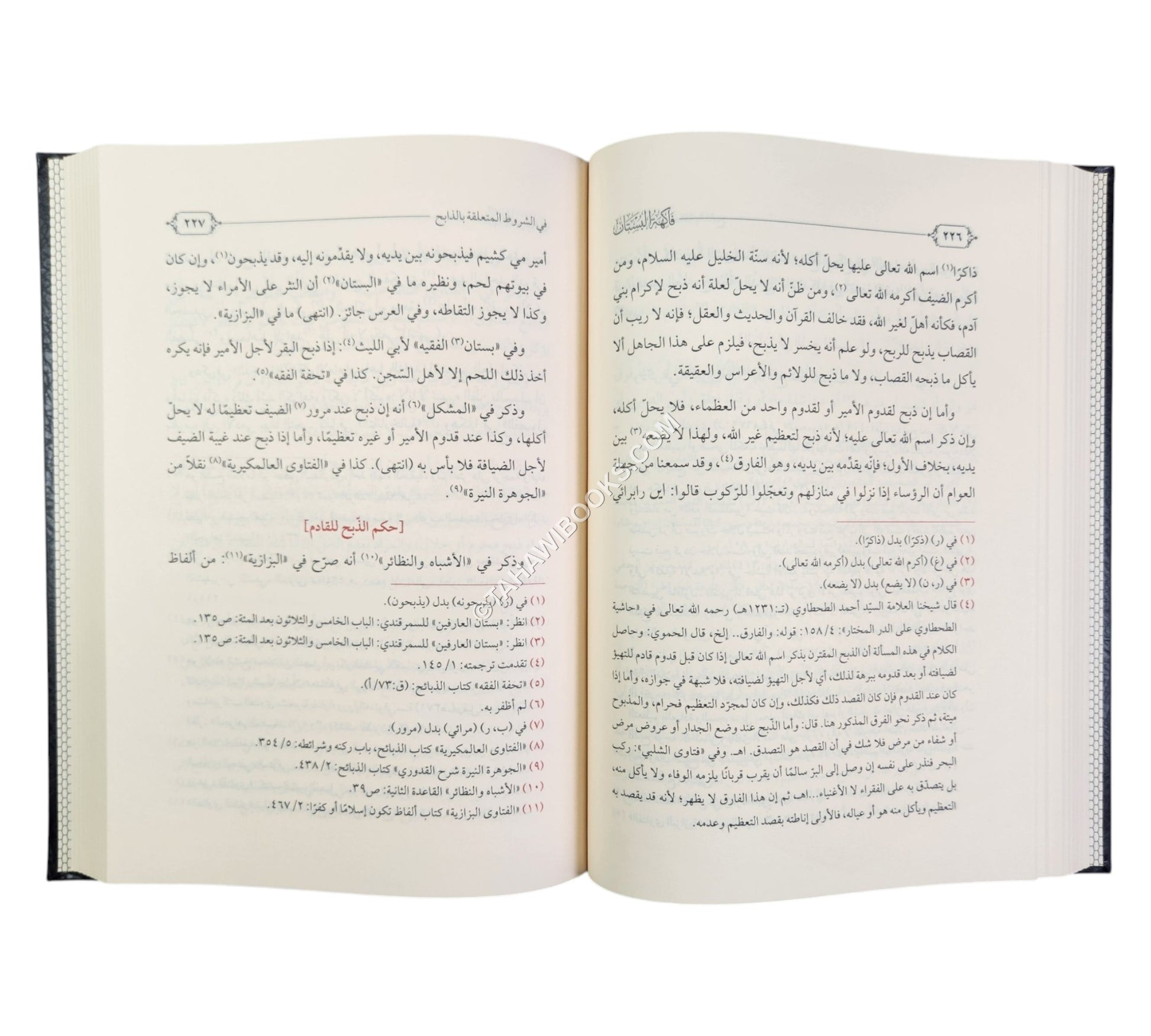 فاكهة البستان في مسائل الذبائح والصيد-الفتح