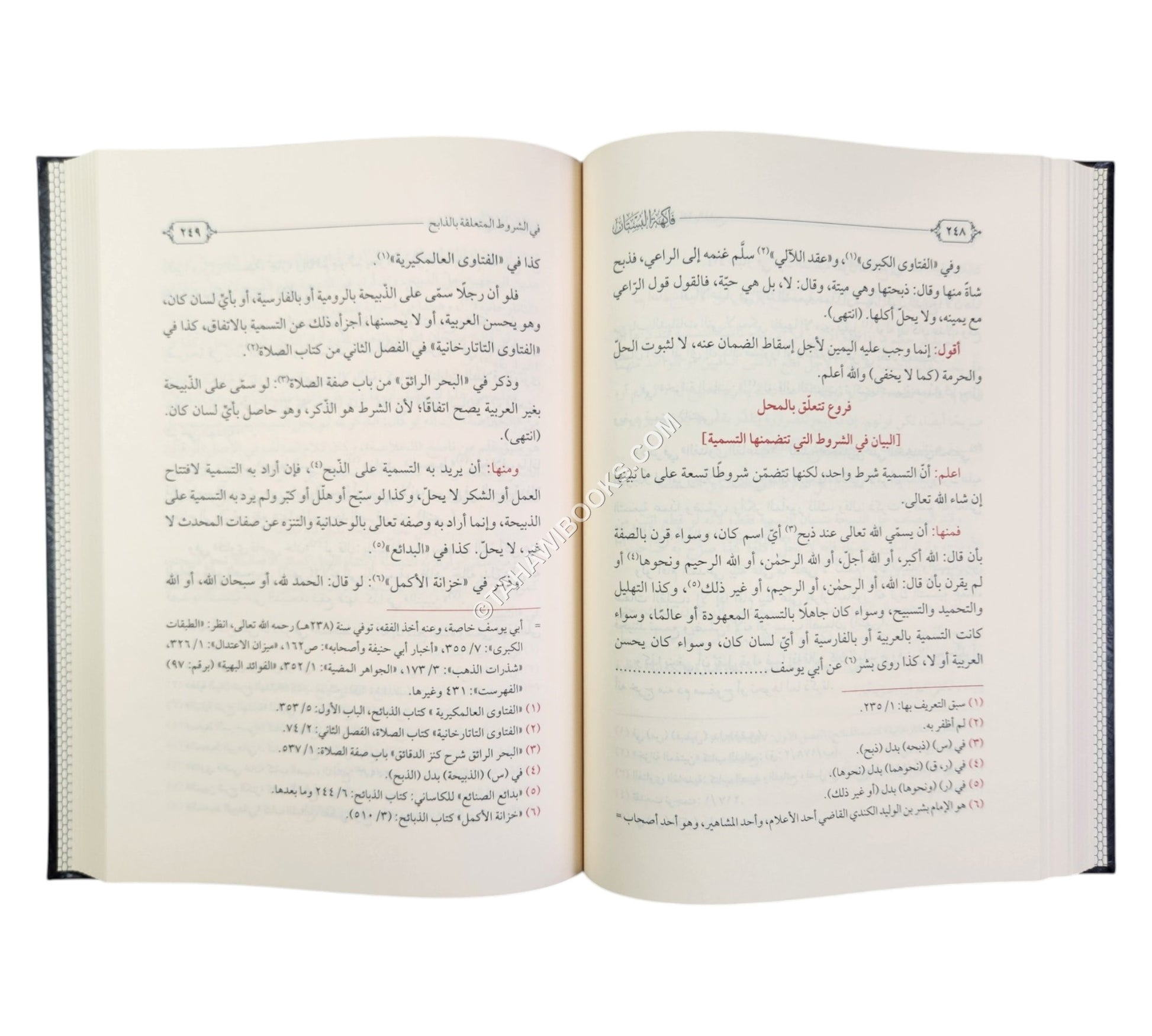 فاكهة البستان في مسائل الذبائح والصيد-الفتح
