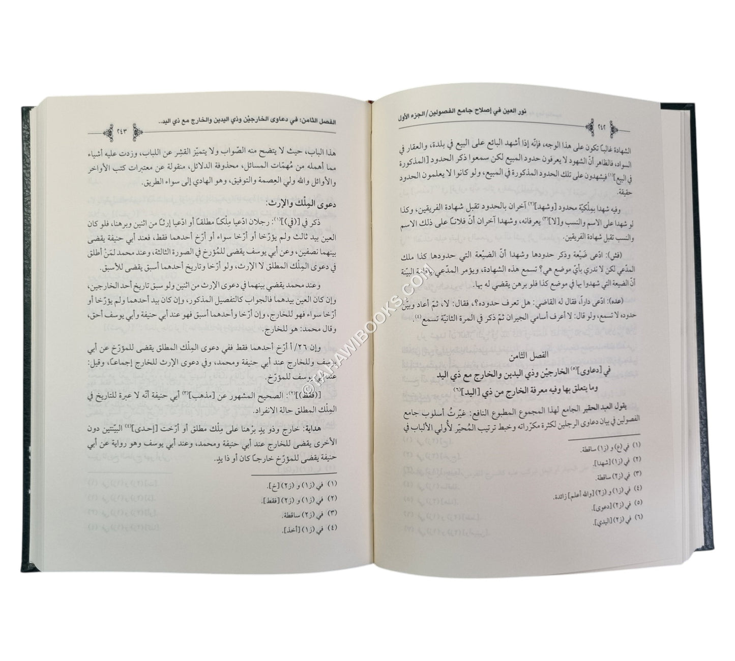 نور العين في إصلاح جامع الفصولين