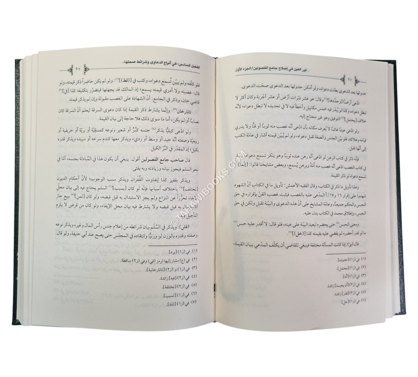 نور العين في إصلاح جامع الفصولين
