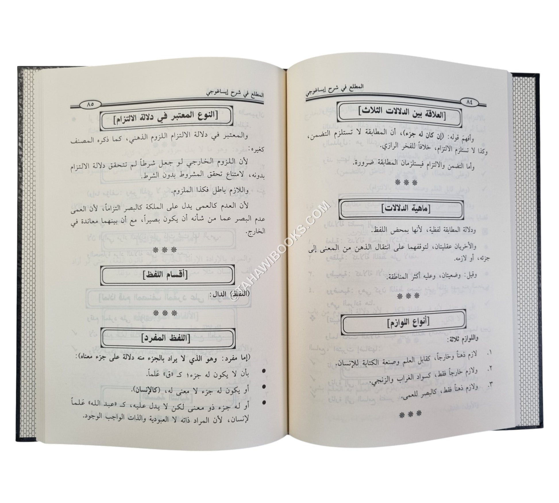 المطلع في شرح إيساغوجي في علم المنطق -ابن حزم