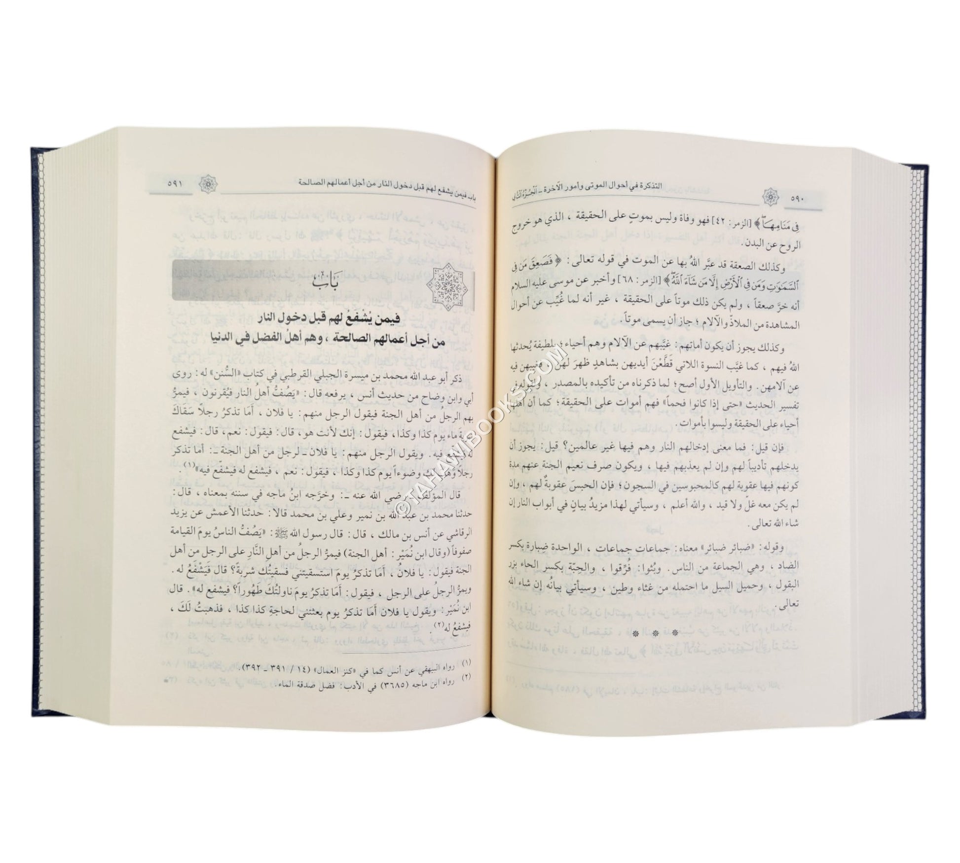 التذكرة في أحوال الموتى وأمور الآخرة-ابن كثير