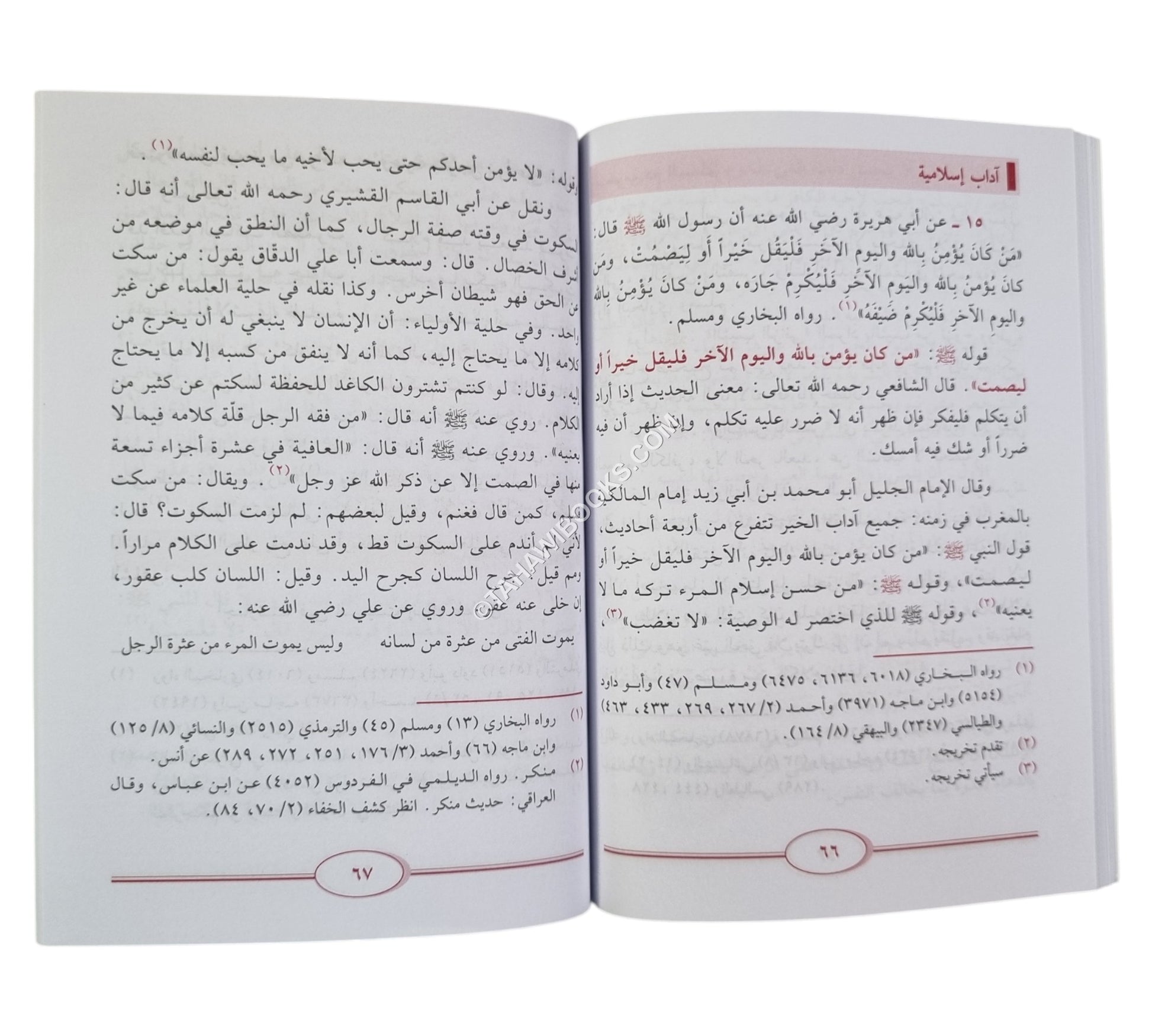 شرح الأربعين النووية-العلمية-وسط