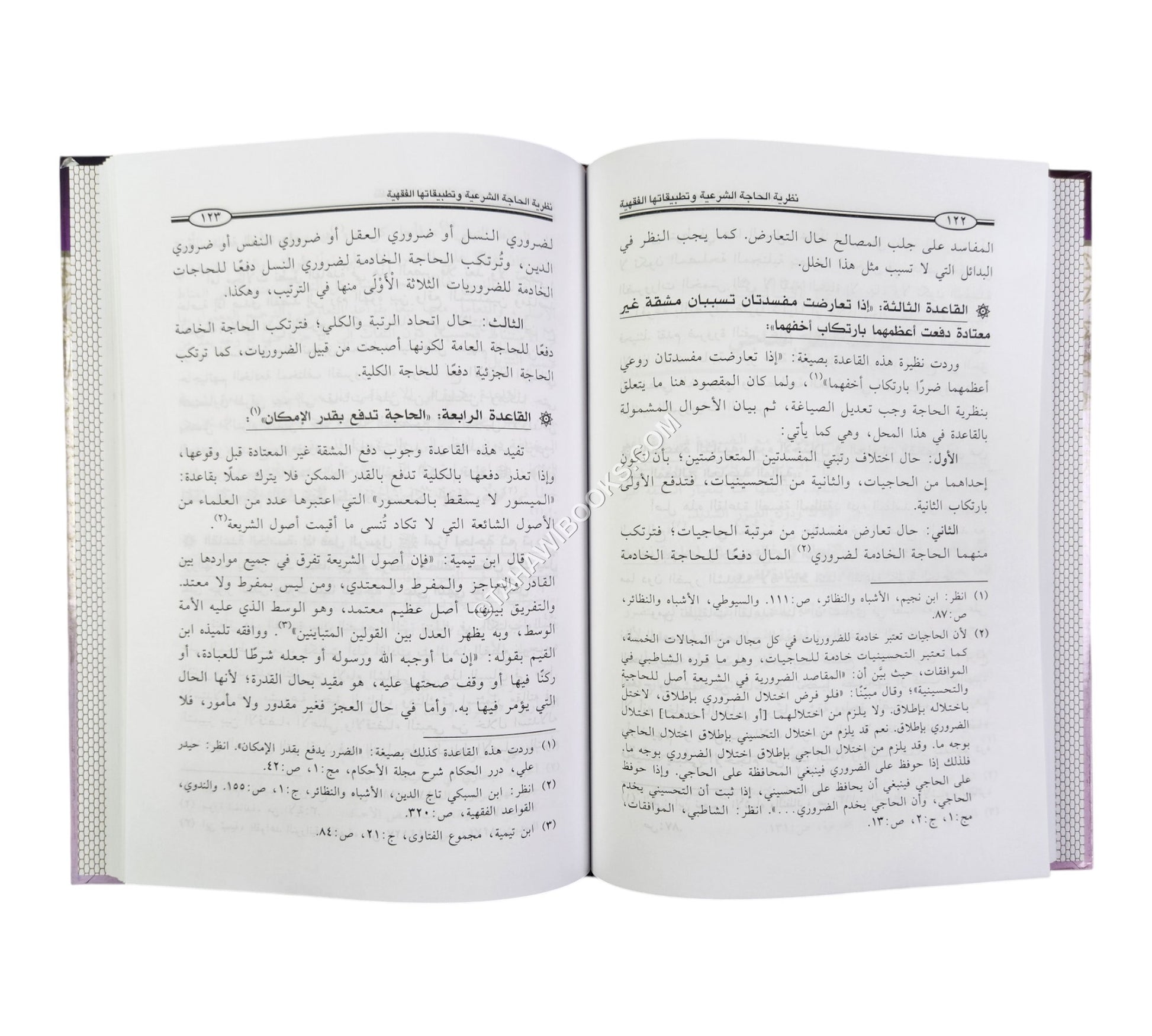 نظرية الحاجة الشرعية وتطبيقاتها الفقهية  