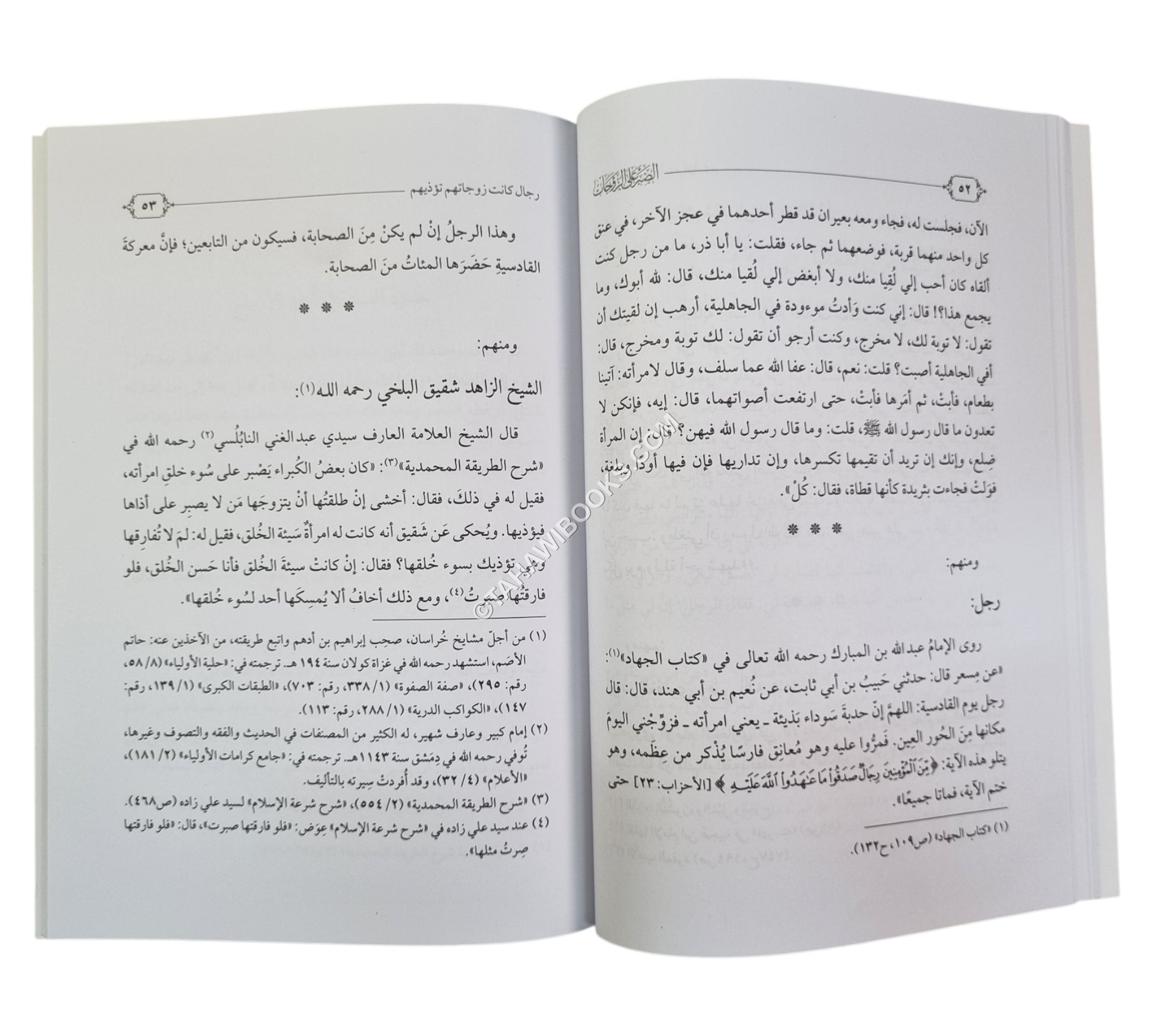 الصبر على الزوجات والحلم عليهن ط4