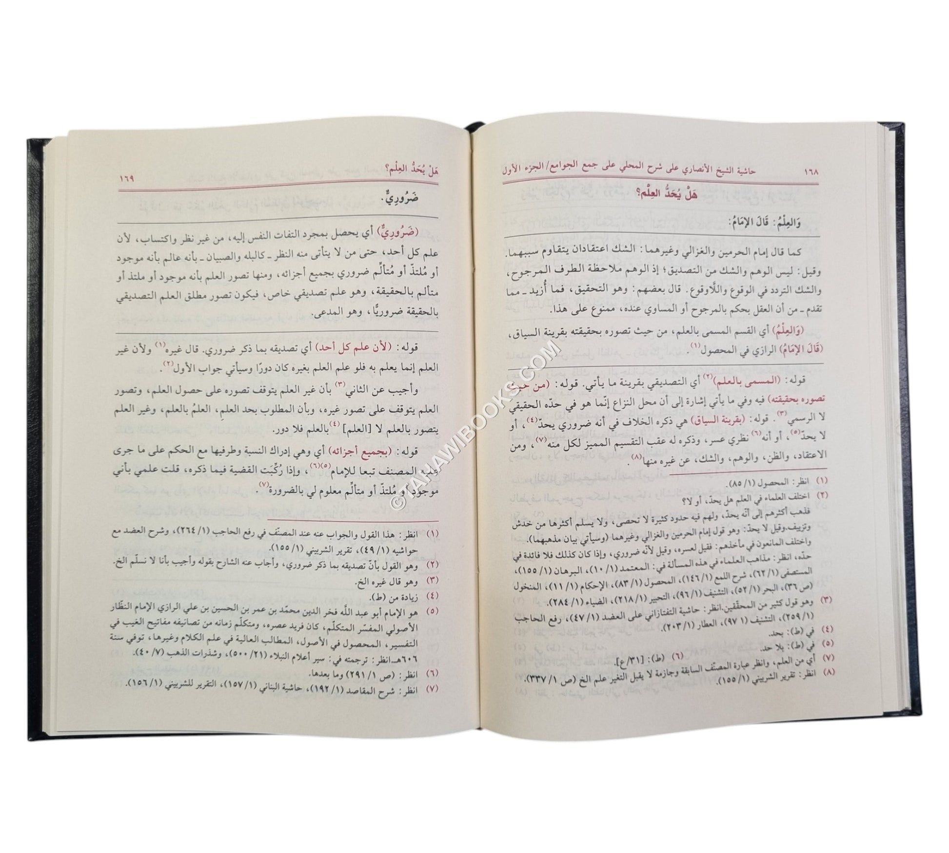 حاشية الأنصاري على شرح المحلي على جمع الجوامع