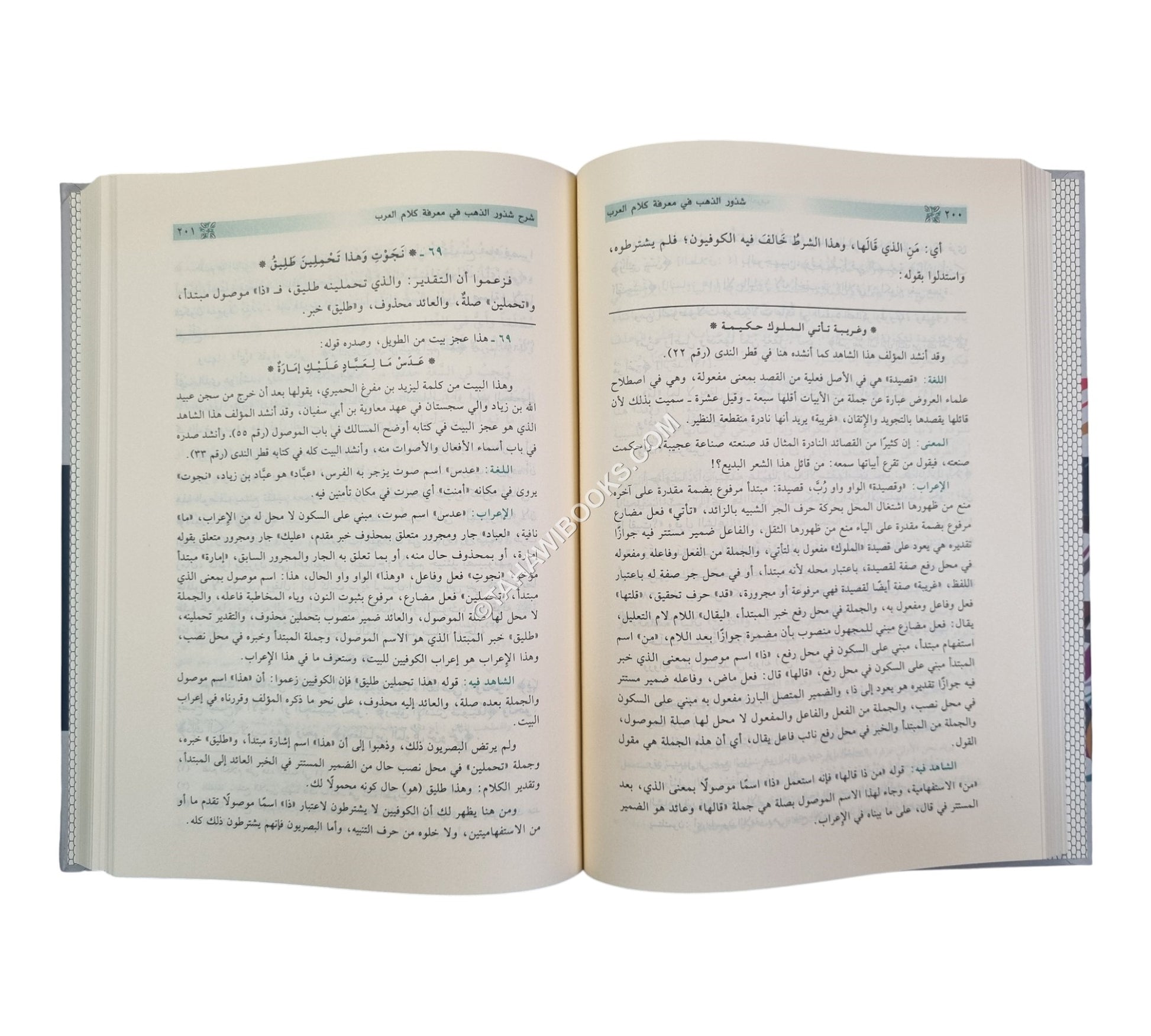 شرح شذور الذهب مع تعليق محمد محي الدين عبد الحميد-ابن كثير
