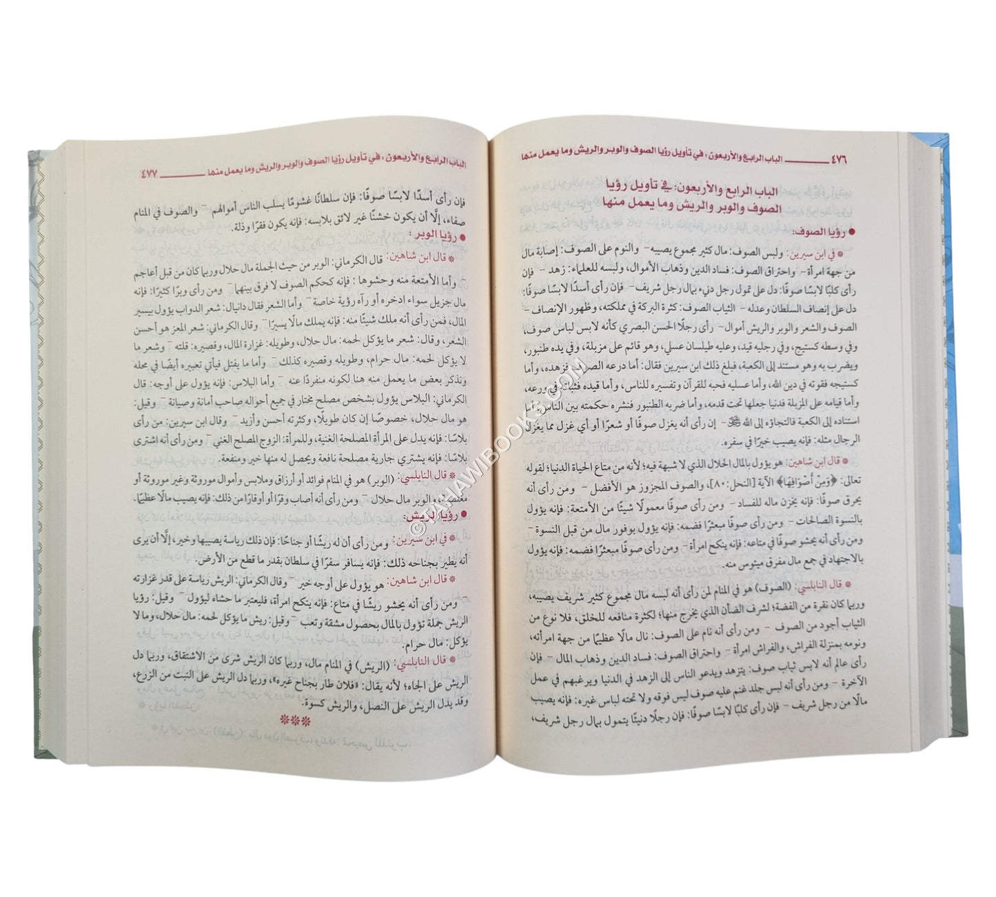 موسوعة تفسير الأحلام-ابن سيرين وابن شاهين والنابلسي وشهاب الدين المقدسي