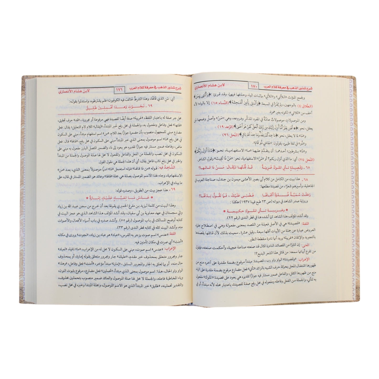 شرح شذور الذهب مع تعليق محمد محي الدين عبد الحميد-الغد