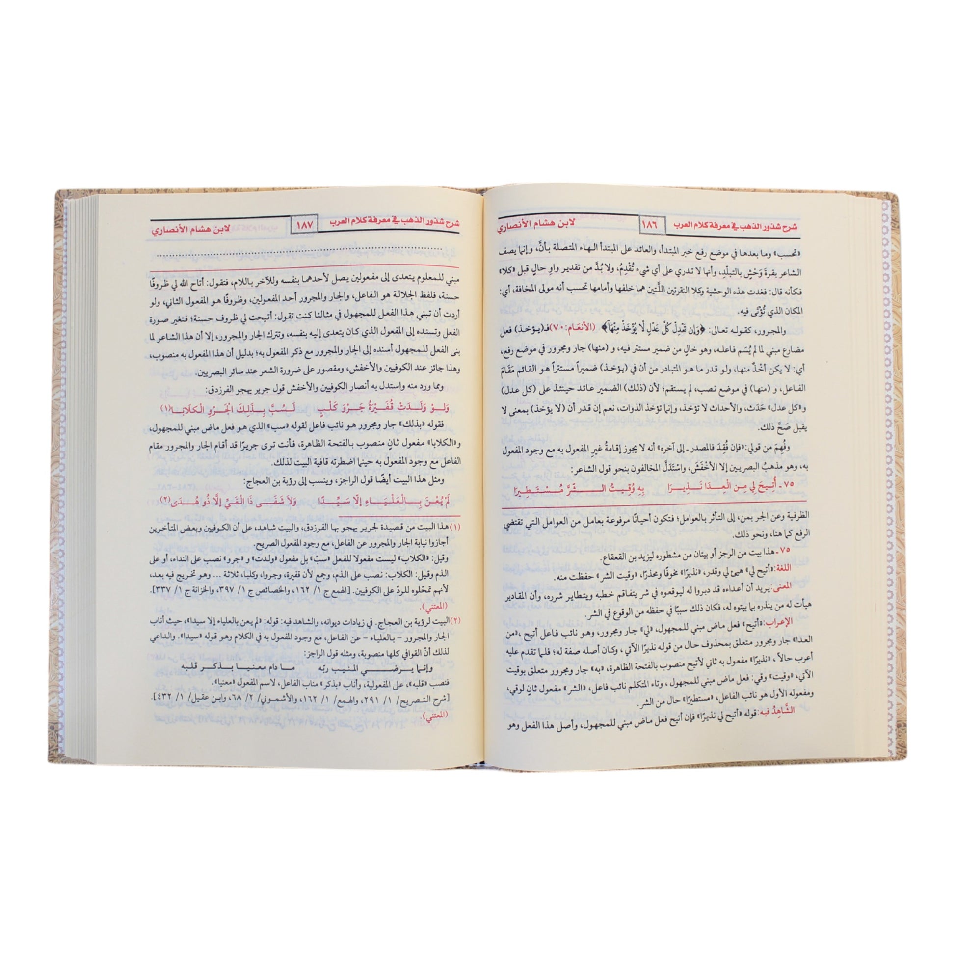 شرح شذور الذهب مع تعليق محمد محي الدين عبد الحميد-الغد