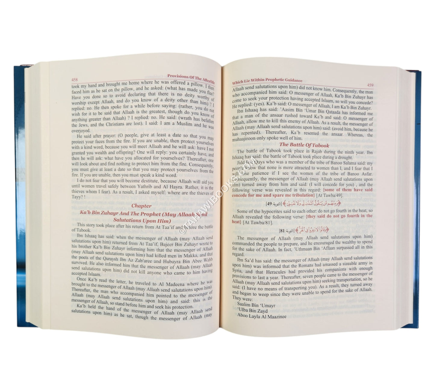 Provisions Of The Afterlife Which Lie Within Prophetic Guidance:Zad al-Ma'ad