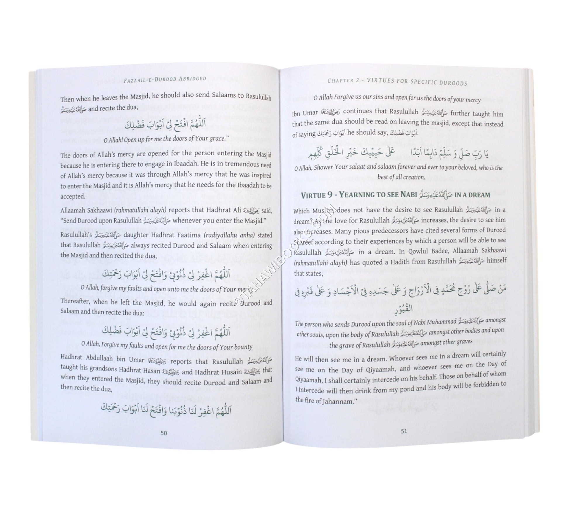 Abridged Fazail e Durood-Virtues of Salaat alan Nabi-Talimi Board