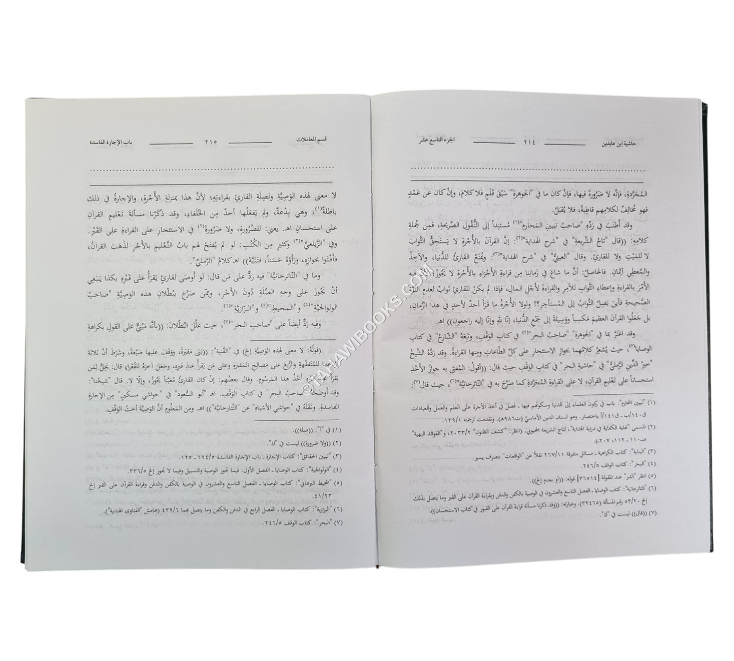 رد المحتار:حاشية ابن عابدين-الفرفور ج19 فقط-كبير