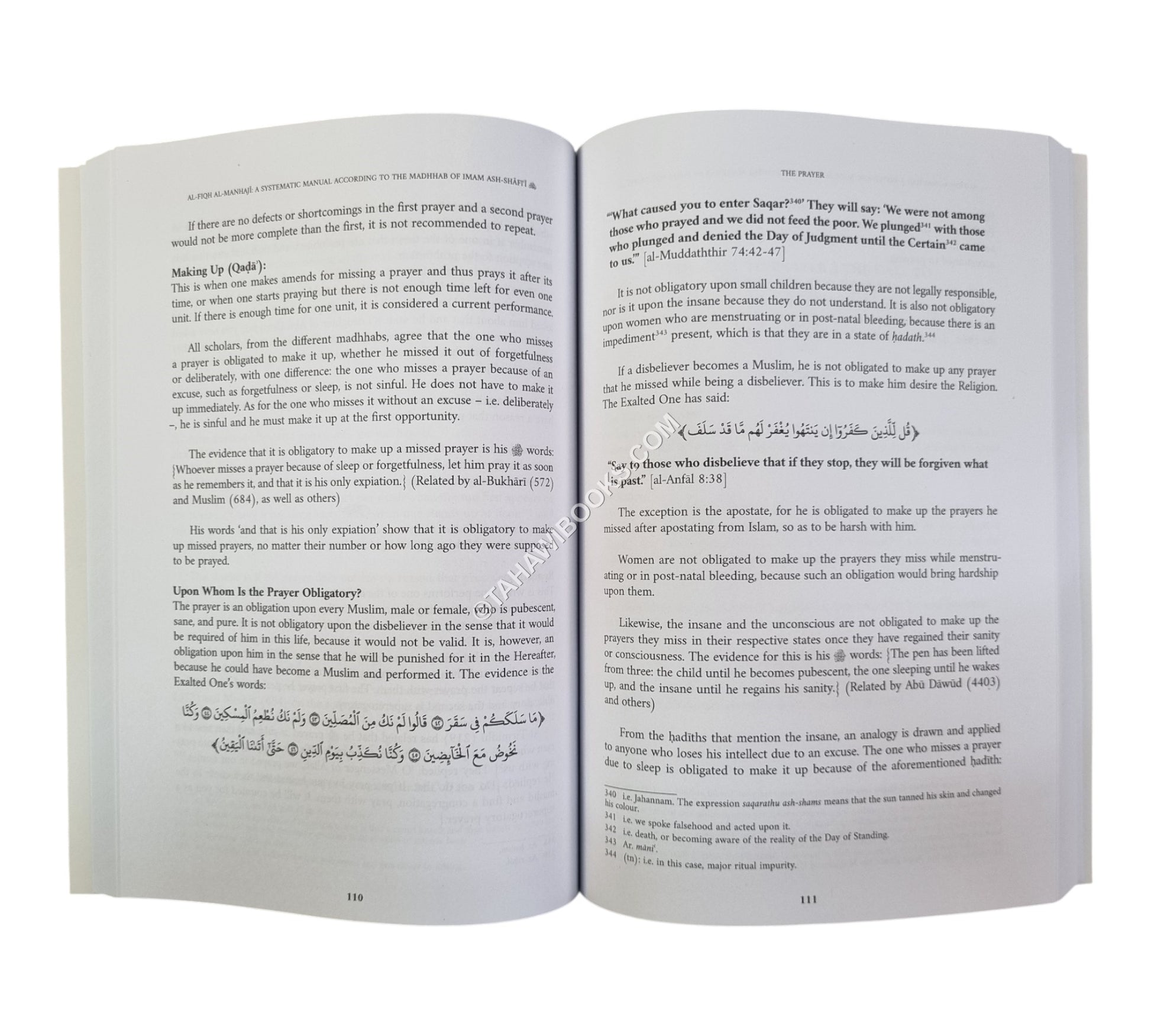Al-Fiqh Al-Manhaji-Vol 1, Purification & Prayer