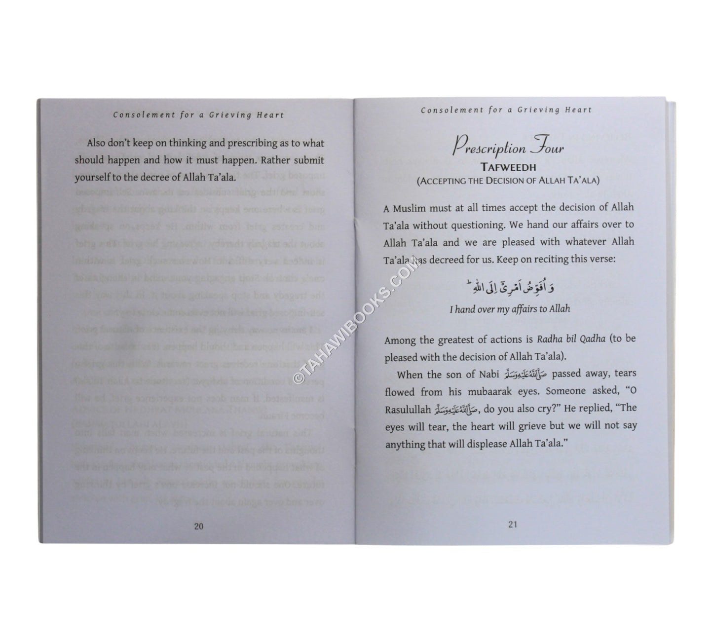 Consolement for a Grieving Heart - Pocket Size