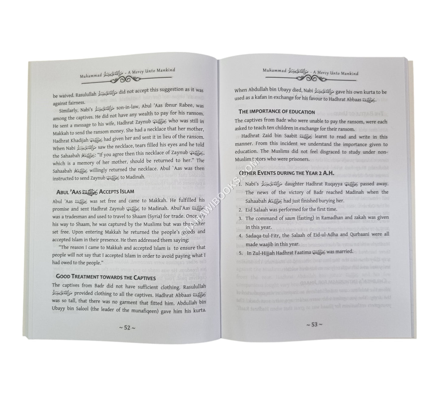Muhammad: A Mercy onto Mankind
