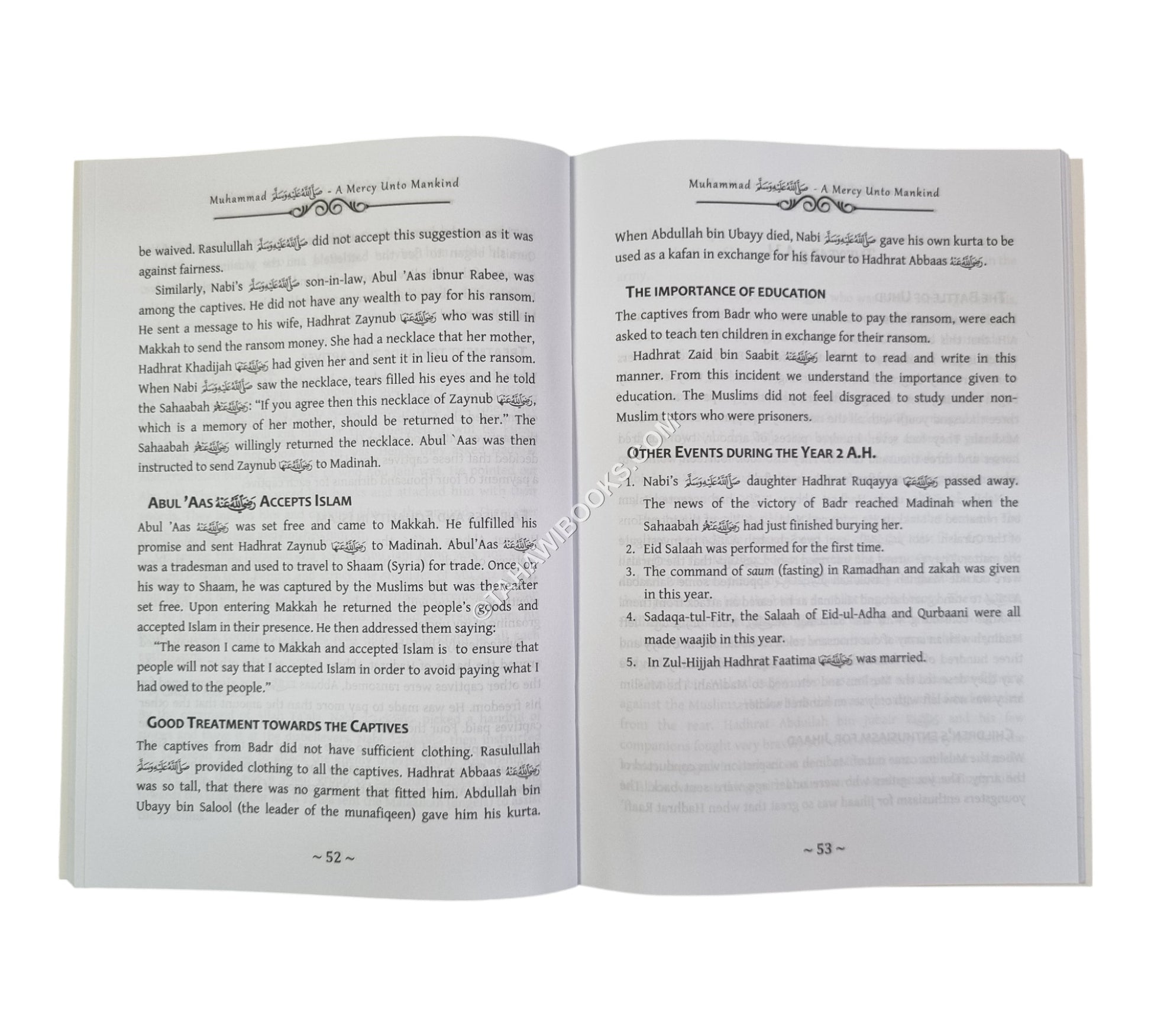 Muhammad: A Mercy onto Mankind