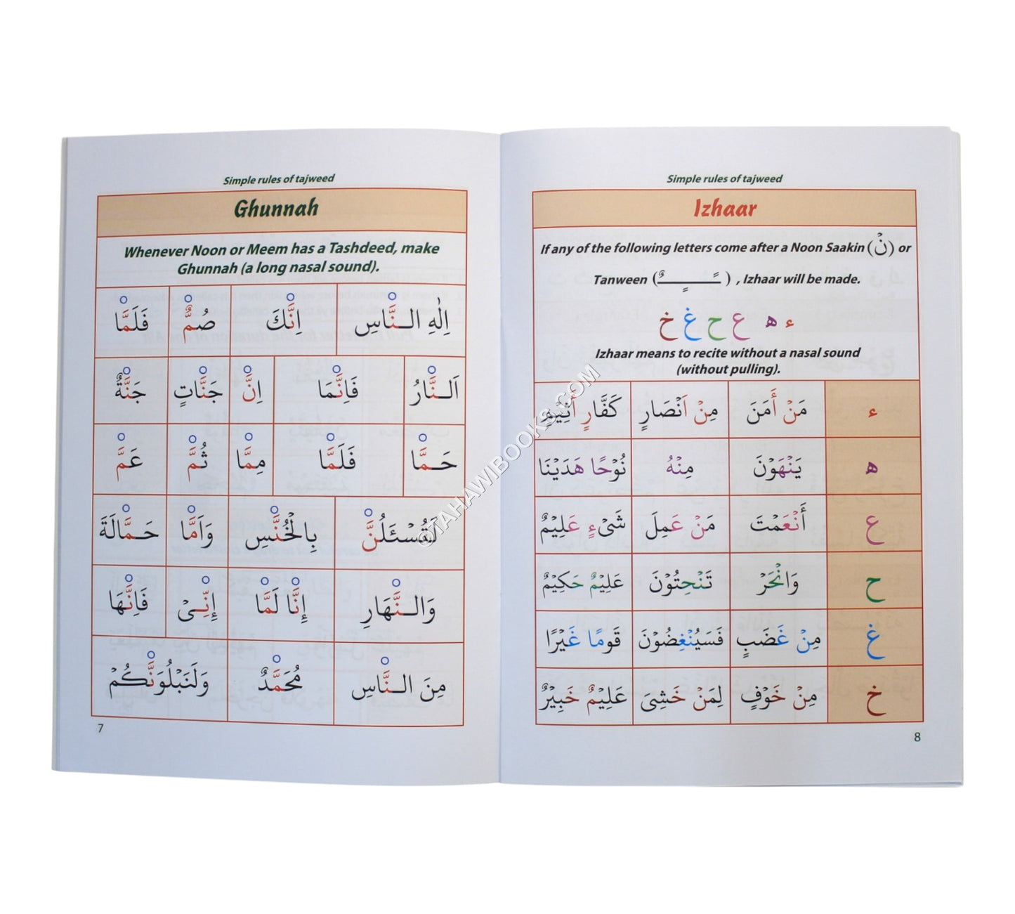 Simple Rules of Tajweed