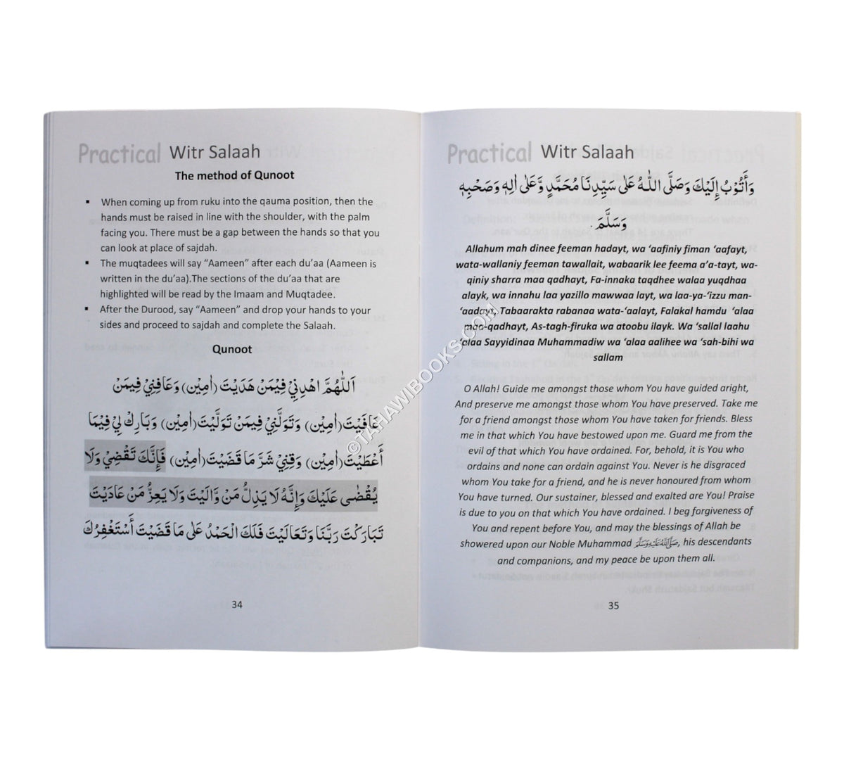 Wudhu,Ghusl & Salah (Shafi Madhab)
