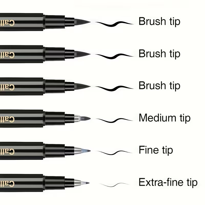 Calligraphy 6pcs Brush Pen Set