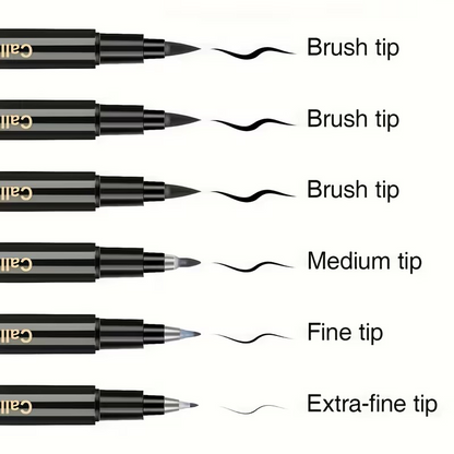 Calligraphy 6pcs Brush Pen Set