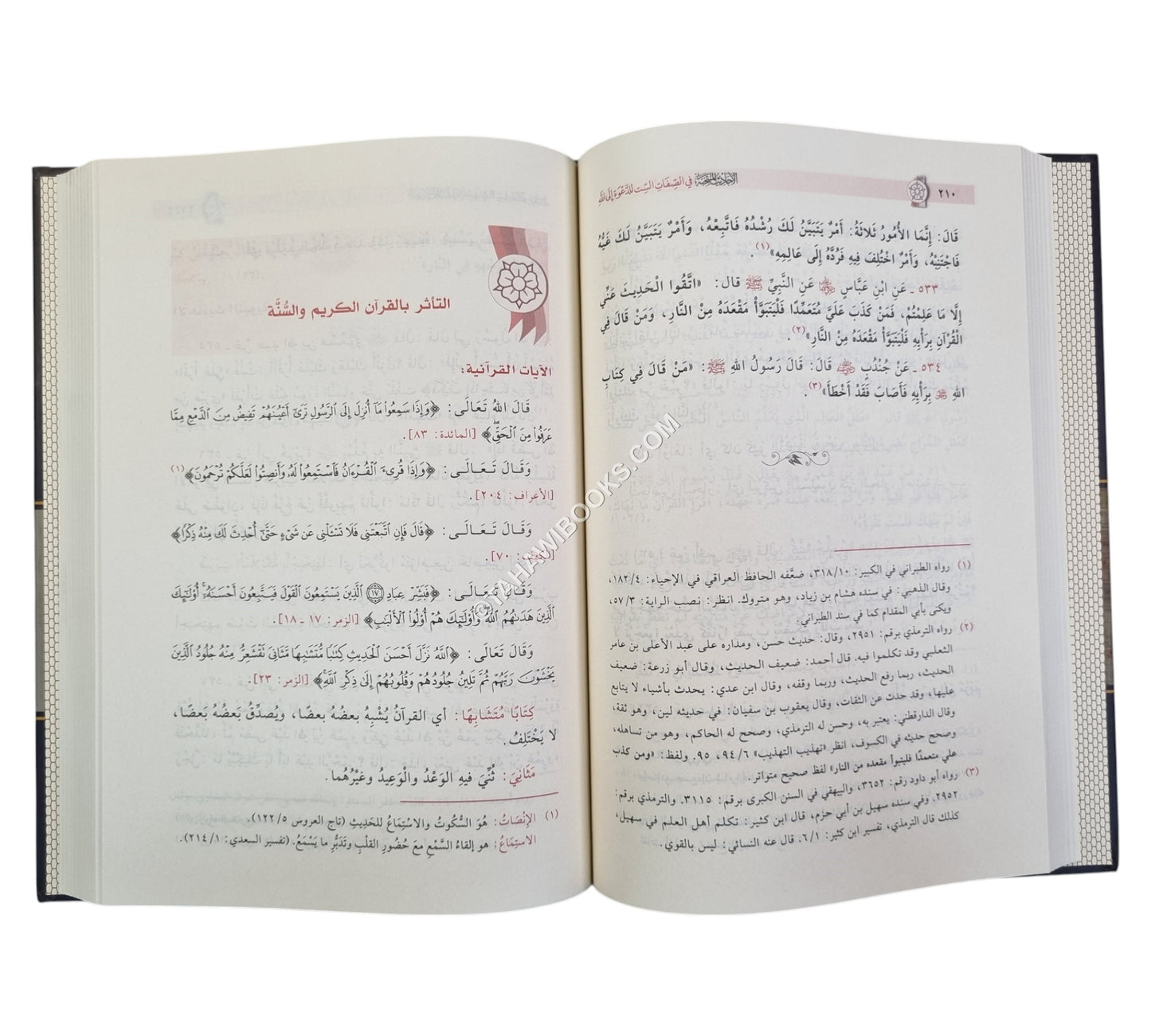 الأحاديث المنتخبة في الصفات الستة للدعوة إلى الله