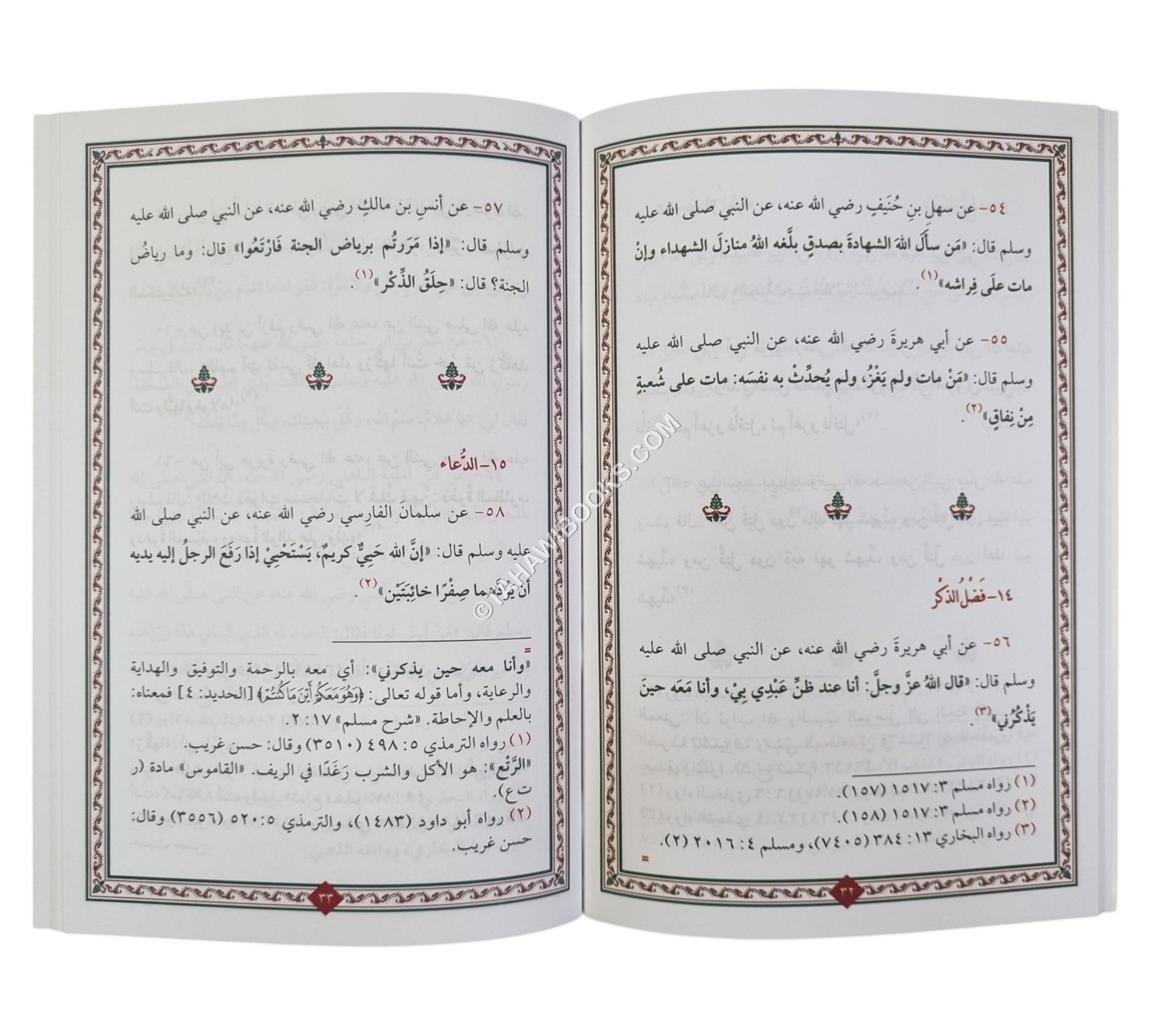 مختصر من صحاح الأحاديث القصار