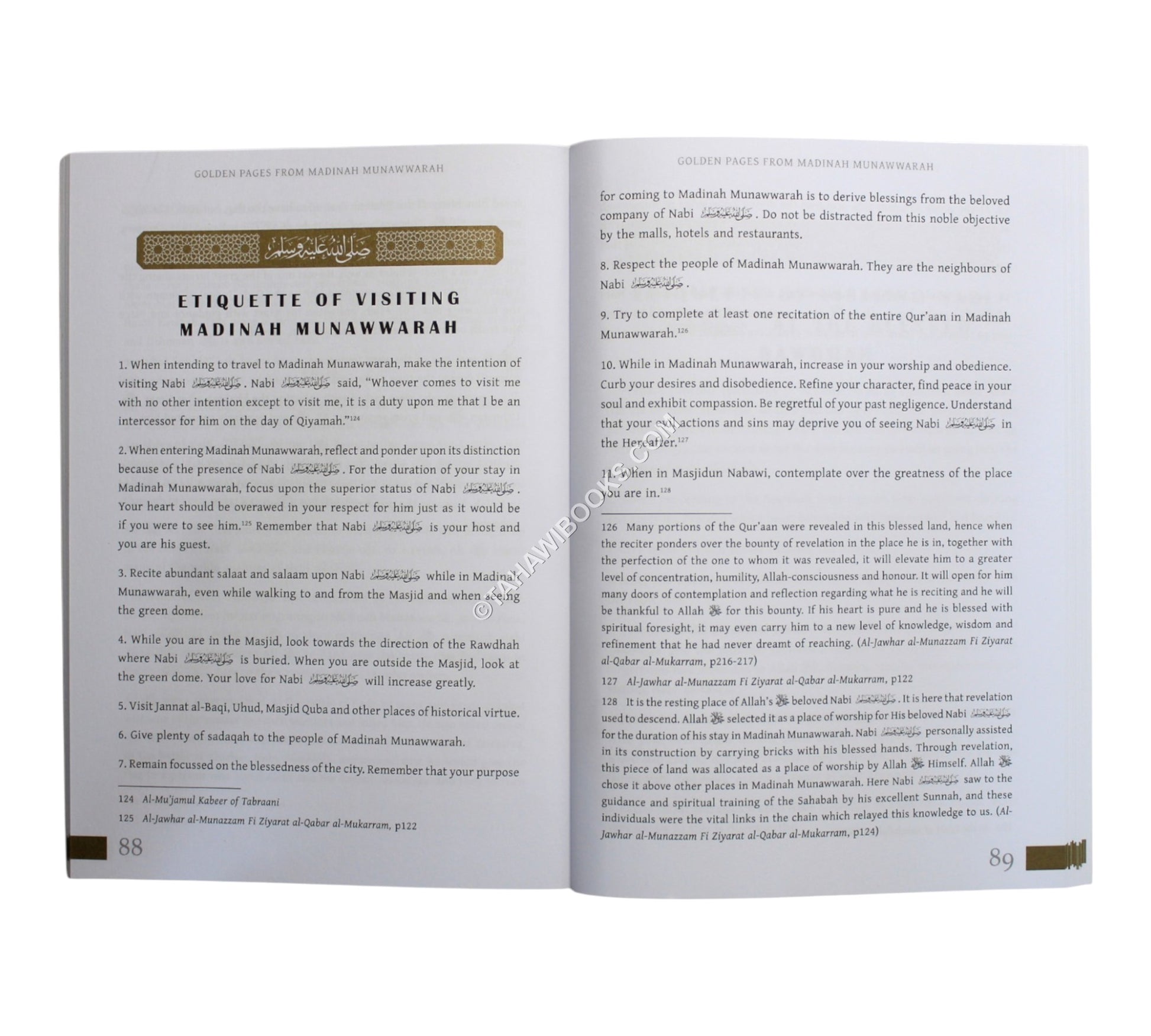 Golden Pages from Madinah Munawwarah